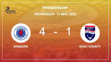 Premiership: Rangers liquidates Ross County 4-1 playing a great match