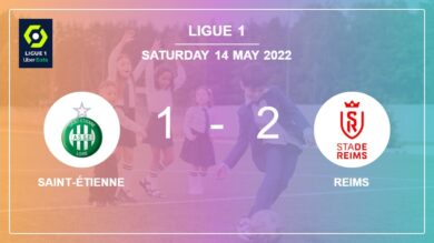 Ligue 1: Reims prevails over Saint-Étienne 2-1