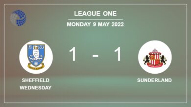 League One: Sunderland grabs a draw versus Sheffield Wednesday