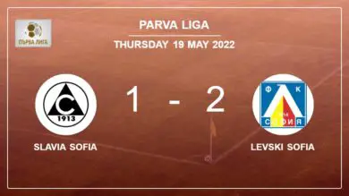 Parva Liga: Levski Sofia overcomes Slavia Sofia 2-1