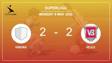 Superliga: Viborg and Vejle draw 2-2 on Monday