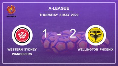 A-League: Wellington Phoenix conquers Western Sydney Wanderers 2-1