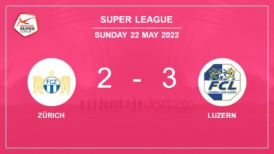 Super League: Luzern beats Zürich after recovering from a 2-0 deficit