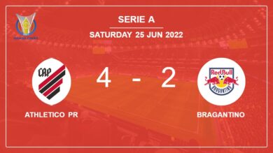 Serie A: Athletico PR overcomes Bragantino 4-2