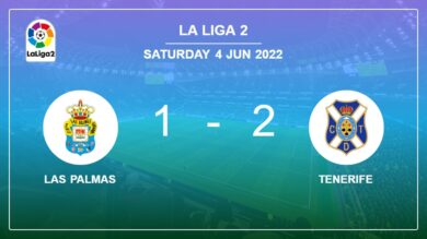 Tenerife tops Las Palmas 2-1 with Enric scoring a double
