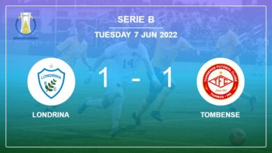 Serie B: Londrina grabs a draw versus Tombense