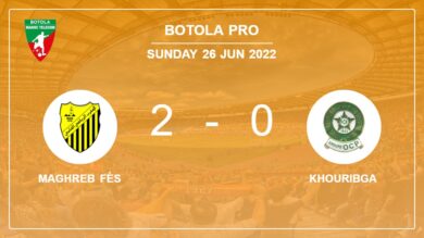 Botola Pro: Maghreb Fès tops Khouribga 2-0 on Sunday