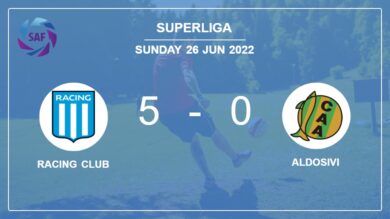 Superliga: Racing Club destroys Aldosivi 5-0 showing huge dominance
