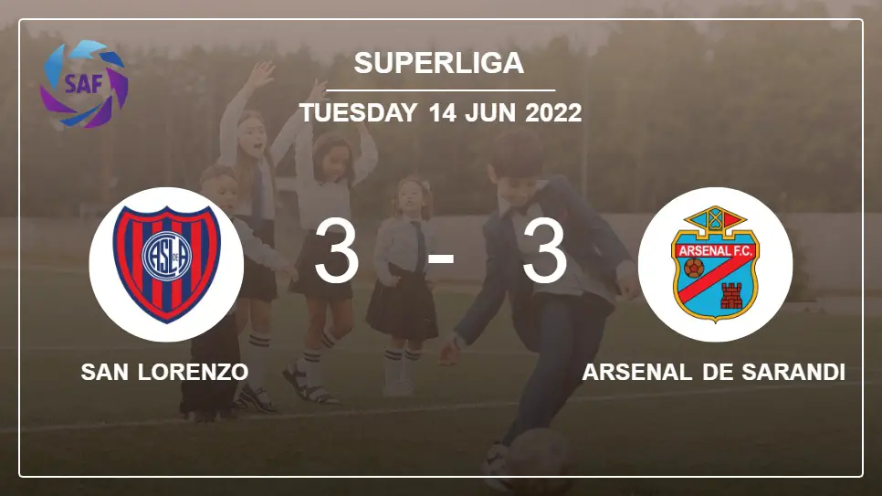 San-Lorenzo-vs-Arsenal-de-Sarandi-3-3-Superliga