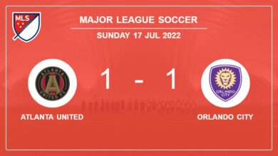 Atlanta United 1-1 Orlando City: Draw on Sunday