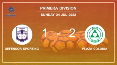 Primera Division: Plaza Colonia overcomes Defensor Sporting 2-1