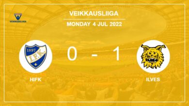 Ilves 1-0 HIFK: conquers 1-0 with a goal scored by A. Ngueukam