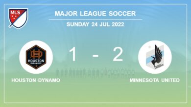 Major League Soccer: Minnesota United snatches a 2-1 win against Houston Dynamo 2-1