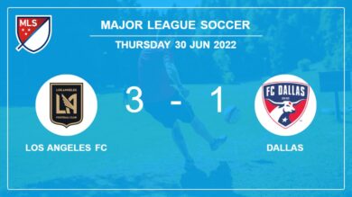 Major League Soccer: Los Angeles FC overcomes Dallas 3-1