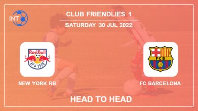 Head to Head stats New York RB vs FC Barcelona: Prediction, Odds – 30-07-2022 – Club Friendlies 1