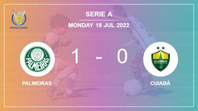 Palmeiras 1-0 Cuiabá: tops 1-0 with a goal scored by G. Veron