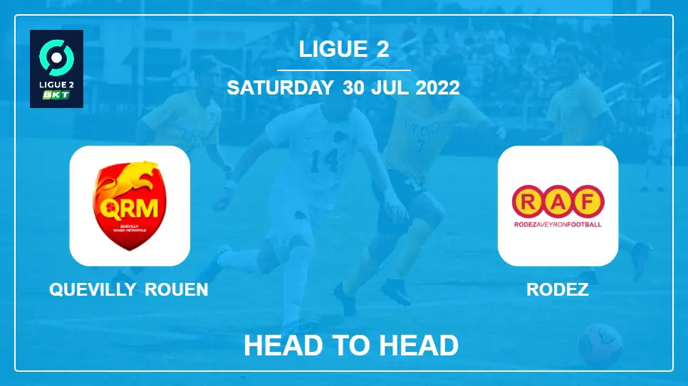 Head to Head stats Quevilly Rouen vs Rodez: Prediction, Odds - 30-07-2022 - Ligue 2