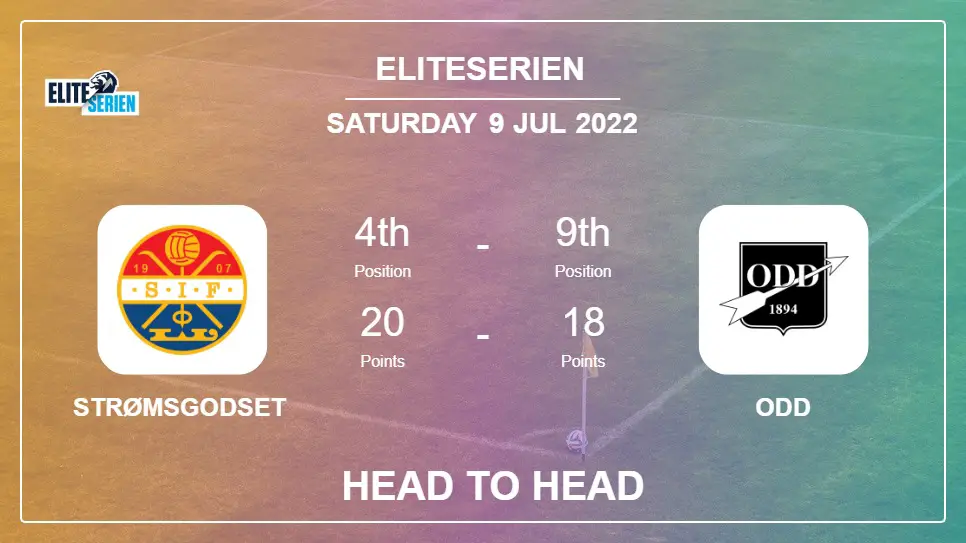 Head to Head stats Strømsgodset vs Odd: Prediction, Odds - 09-07-2022 - Eliteserien