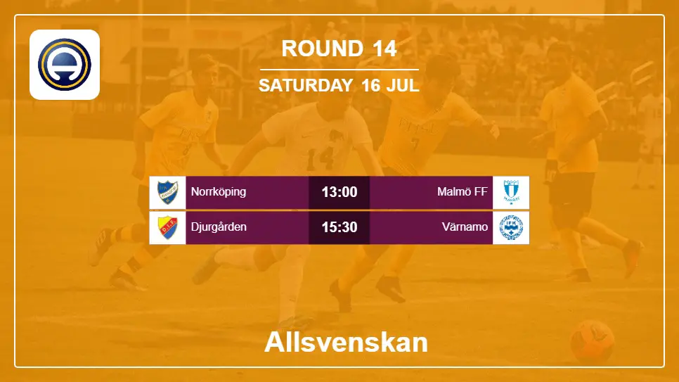 Sweden Allsvenskan 2022 Round-14 2022-07-16 matches
