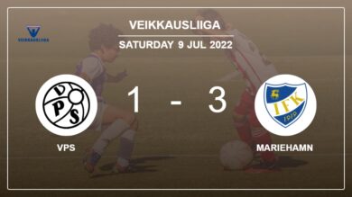 Veikkausliiga: Mariehamn beats VPS 3-1