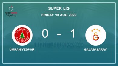 Galatasaray 1-0 Ümraniyespor: overcomes 1-0 with a late goal scored by B. Gomis
