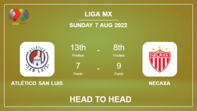 Atlético San Luis vs Necaxa: Head to Head, Prediction | Odds 07-08-2022 – Liga MX