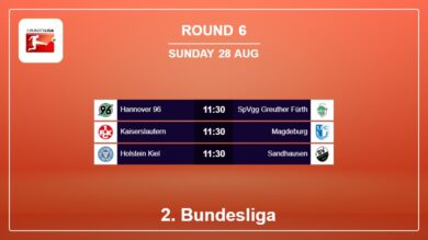 Round 6: 2. Bundesliga H2H, Predictions 28th August