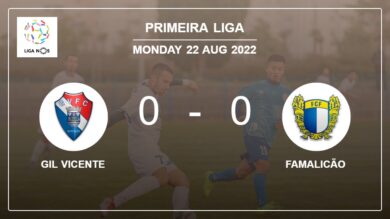 Primeira Liga: Gil Vicente draws 0-0 with Famalicão on Monday