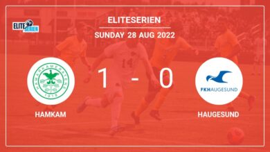 HamKam 1-0 Haugesund: defeats 1-0 with a goal scored by F. Sjolstad