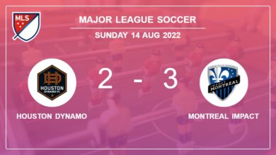 Major League Soccer: Montreal Impact defeats Houston Dynamo 3-2