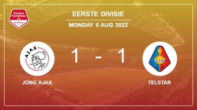 Jong Ajax 1-1 Telstar: Draw on Monday