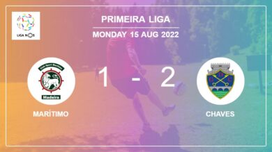 Primeira Liga: Chaves recovers a 0-1 deficit to top Marítimo 2-1
