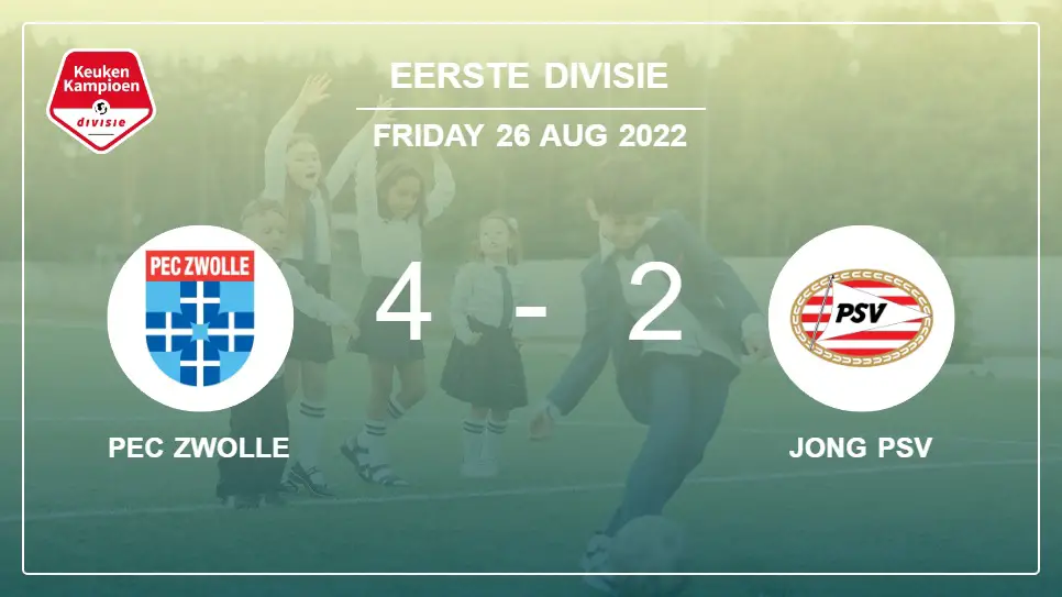 PEC-Zwolle-vs-Jong-PSV-4-2-Eerste-Divisie