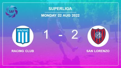 Superliga: San Lorenzo conquers Racing Club 2-1