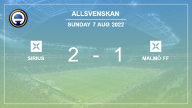 Allsvenskan: Sirius recovers a 0-1 deficit to defeat Malmö FF 2-1
