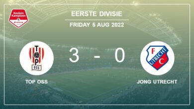 Eerste Divisie: TOP Oss defeats Jong Utrecht 3-0