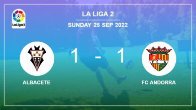 La Liga 2: FC Andorra snatches a draw versus Albacete