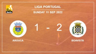 Liga Portugal: Boavista recovers a 0-1 deficit to overcome Arouca 2-1