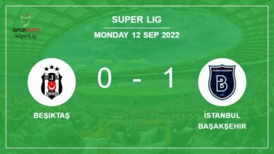 İstanbul Başakşehir 1-0 Beşiktaş: defeats 1-0 with a goal scored by B. Traore