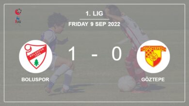 Boluspor 1-0 Göztepe: conquers 1-0 with a late goal scored by G. Landel