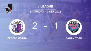 J-League: Cerezo Osaka grabs a 2-1 win against Sagan Tosu 2-1