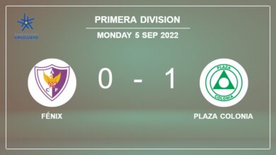 Plaza Colonia 1-0 Fénix: conquers 1-0 with a goal scored by M. Jourdan
