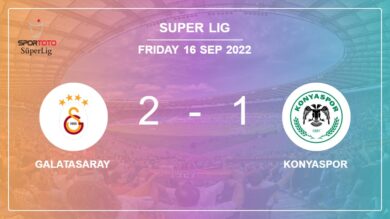Super Lig: Galatasaray beats Konyaspor 2-1
