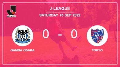 J-League: Gamba Osaka draws 0-0 with Tokyo on Saturday