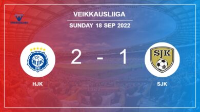 Veikkausliiga: HJK grabs a 2-1 win against SJK 2-1