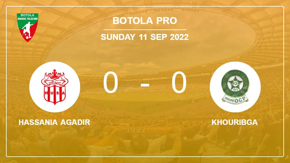 Hassania-Agadir-vs-Khouribga-0-0-Botola-Pro