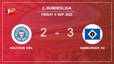2. Bundesliga: Hamburger SV conquers Holstein Kiel 3-2