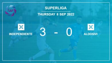 Superliga: Independiente conquers Aldosivi 3-0