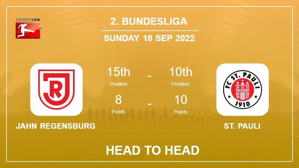 Jahn Regensburg vs St. Pauli: Head to Head, Prediction | Odds 18-09-2022 - 2. Bundesliga