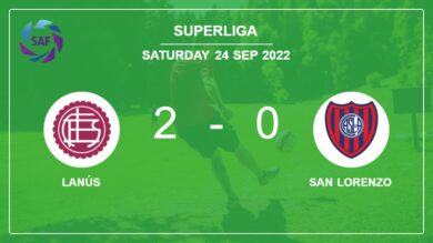 Lanús 2-0 San Lorenzo: A surprise win against San Lorenzo
